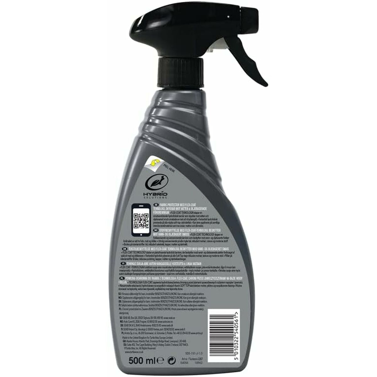 Upholstery Cleaner Turtle Wax TW54057 Protector Anti - stain 500 ml - Brand - lee