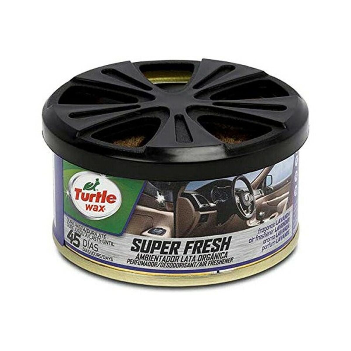Car Air Freshener Turtle Wax Super Fresh Tin Lavendar - Brand - lee