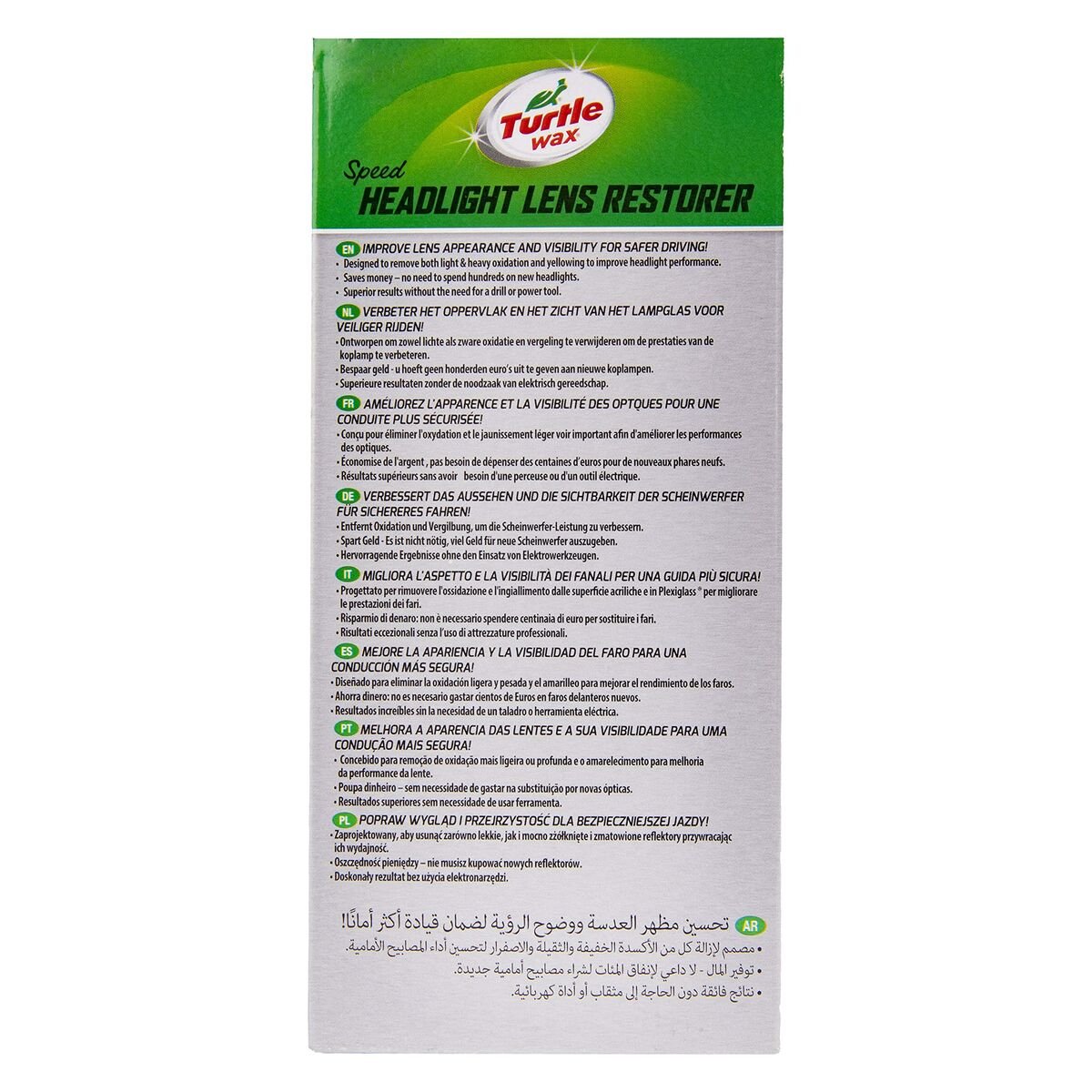 Headlight Restorer Turtle Wax TW53685 - Brand - lee